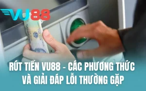 Rút tiền VU88 - Các Phương Thức và Giải Đáp Lỗi Thường Gặp