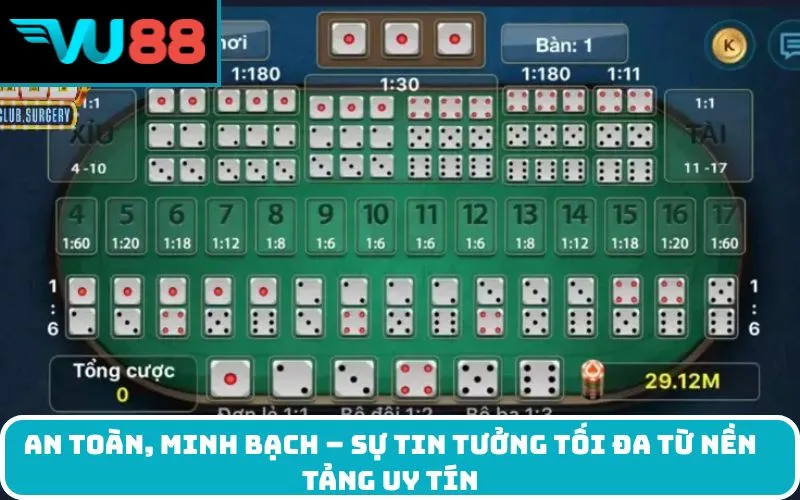 An toàn, minh bạch – sự tin tưởng tối đa từ nền tảng uy tín