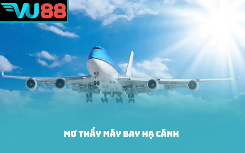 Mơ thấy máy bay hạ cánh