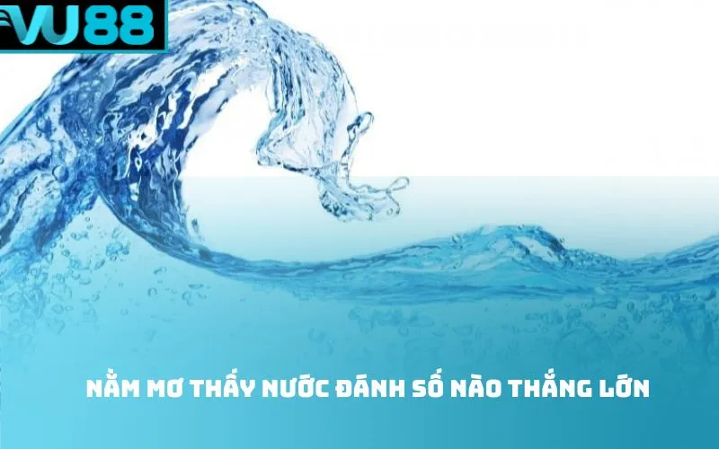 Nằm mơ thấy nước đánh số nào thắng lớn 
