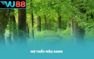 mơ thấy màu xanh